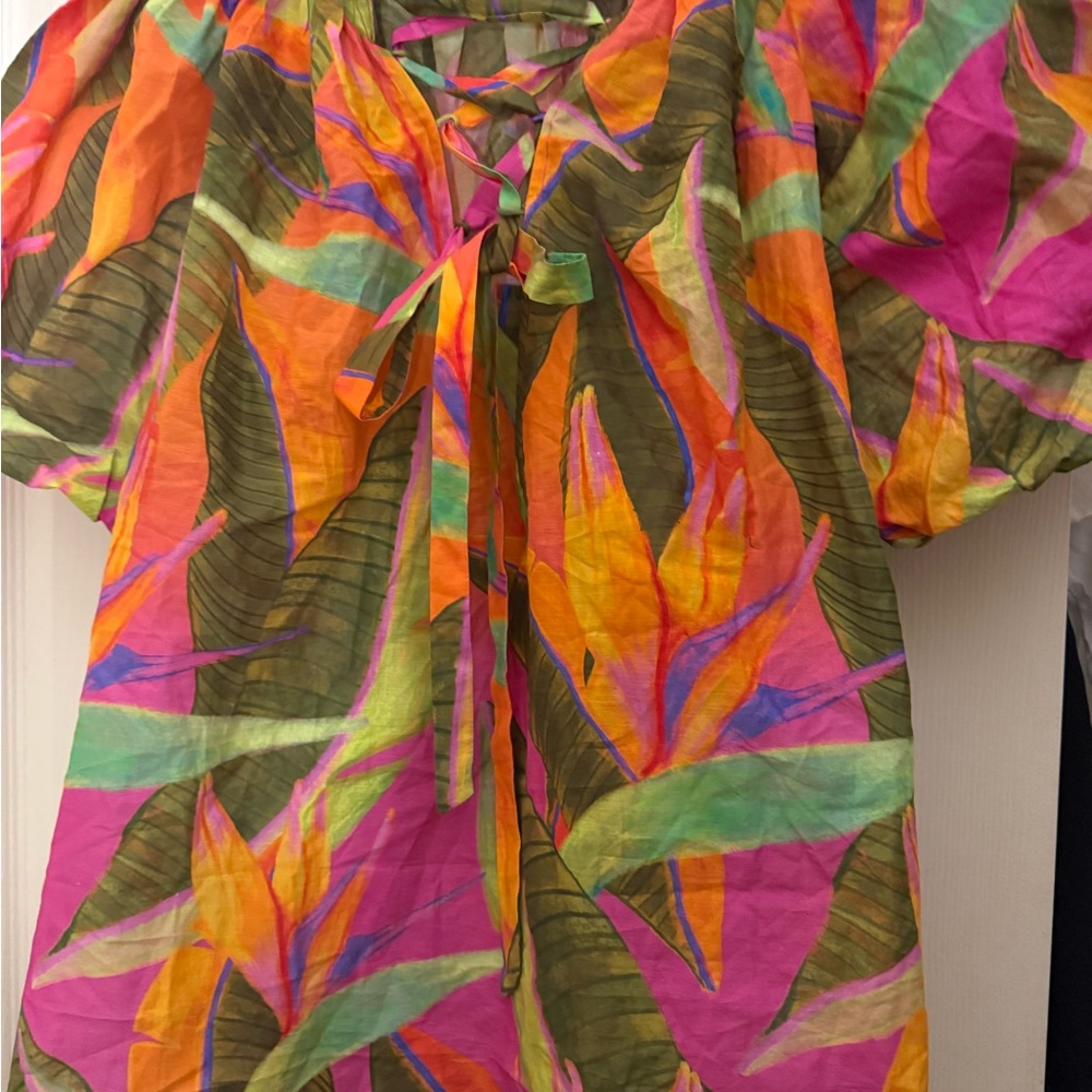 FARM Rio Multicolor Tropical Blouse